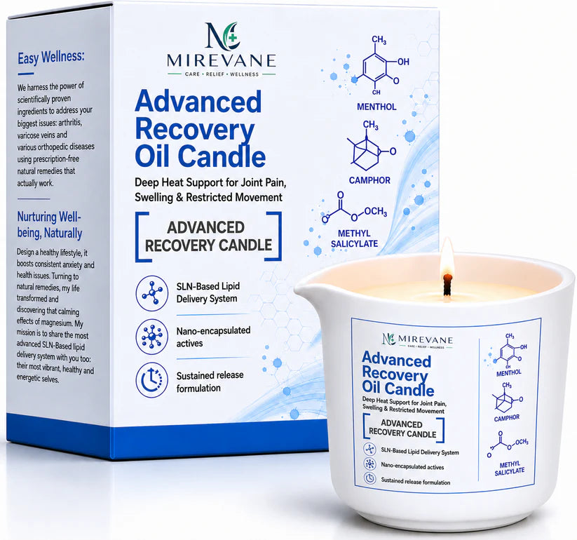 Mirevane®Low-Temp Melting Advanced Recovery Oil Candle Nano-Enhanced SLN Delivery System