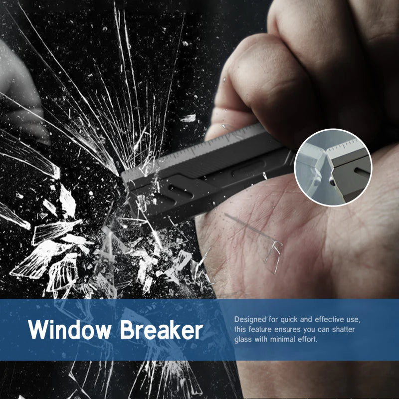 Titanium Multifunctional EDC Foldable Ruler
