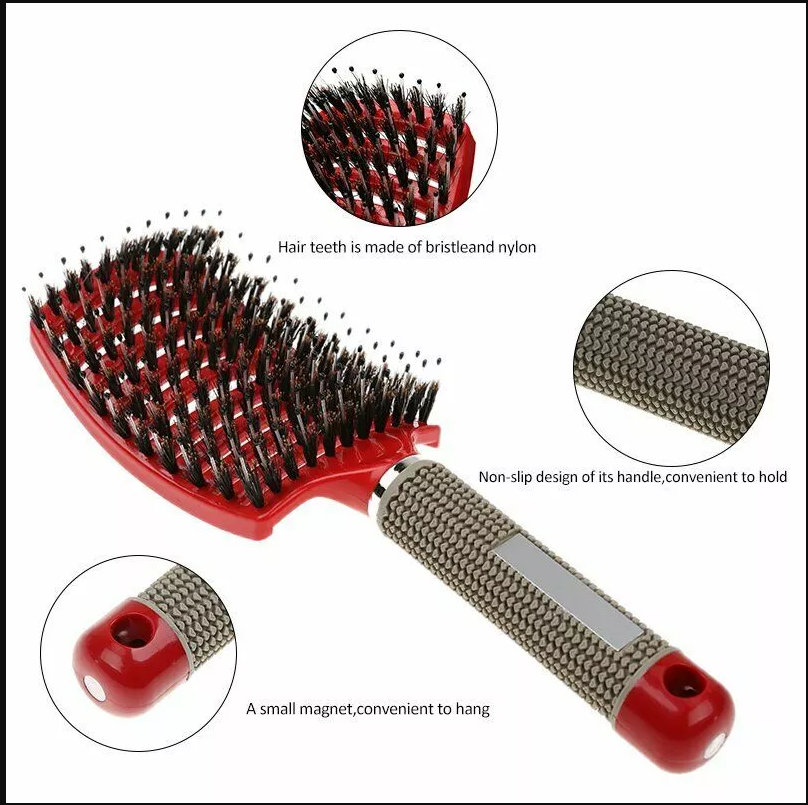 DETANGLER BRISTLE NYLON HAIRBRUSH đ„ă3 Day Delivery&Cash on delivery-HOT SALE-49%OFFđ„đ„đ„ă