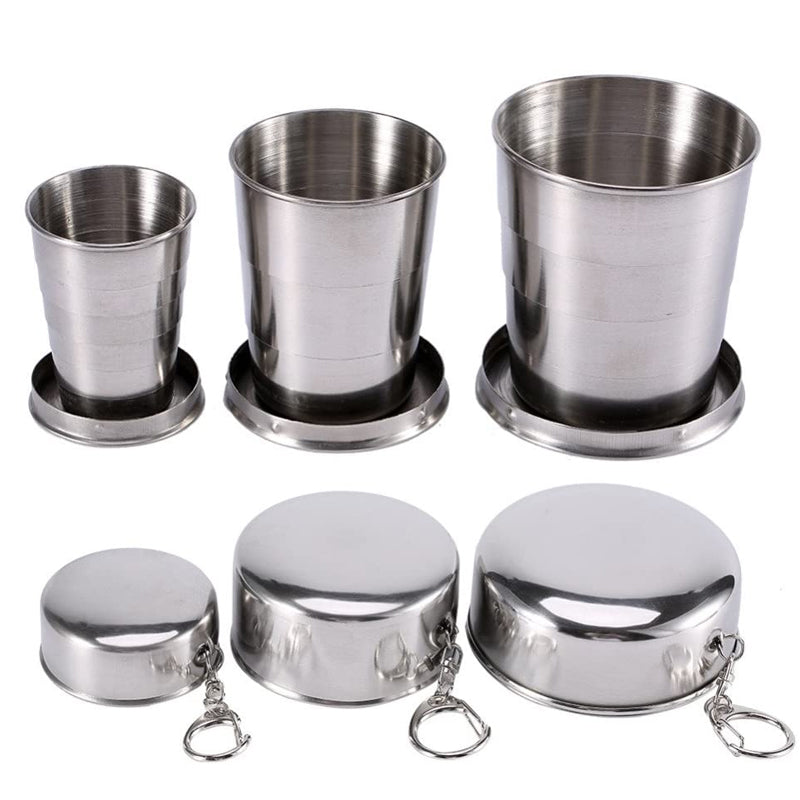Collapsible mug made of stainless steel【Maha Shivaratri/Holi Offer-40%】