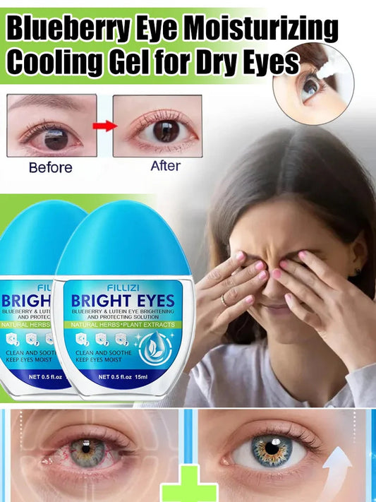 Blueberry Eye Moisturizing Cooling Gel for Dry Eyes