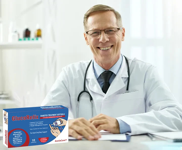 Official Store | AnnieCare® GlucoRelix Diabetes Treatment Softgels ✅ Diabetic Foot Relief – Glucose Metabolism Support – Weight Control – Relieve Leg Swelling & Varicose Veins
