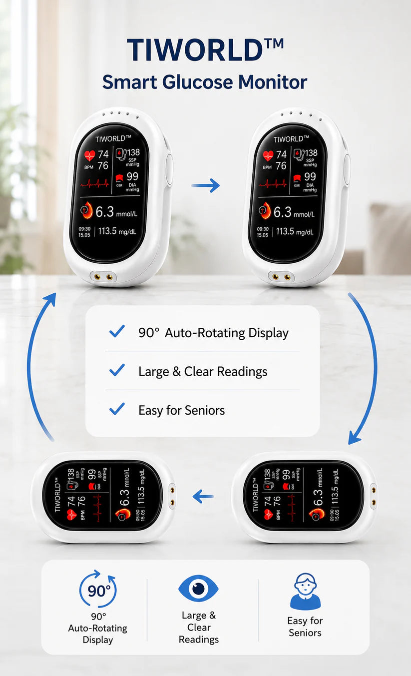 ✨ Next-Gen Smart Health Tech | Needle-Free Blood Sugar Tracker 🔬🩸 No More Finger Pricks
