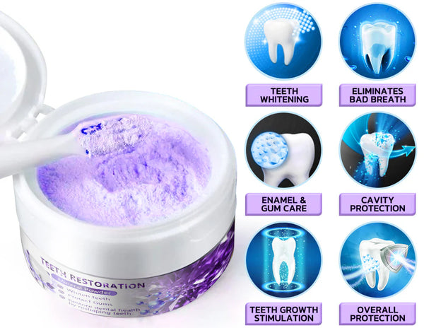 GarageLine™ TeethRestoration Mineral Powder👩‍⚕️🦷 (⏰𝐋𝐢𝐦𝐢𝐭𝐞𝐝 𝐭𝐢𝐦𝐞 𝐝𝐢𝐬𝐜𝐨𝐮𝐧𝐭 𝐋𝐚𝐬𝐭 𝟑𝟎 𝐦𝐢𝐧𝐮𝐭𝐞𝐬⏰)
