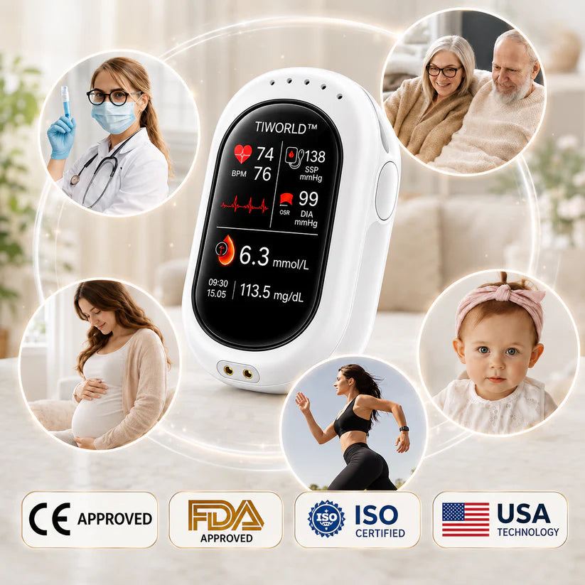 ✨ Next-Gen Smart Health Tech | Needle-Free Blood Sugar Tracker 🔬🩸 No More Finger Pricks