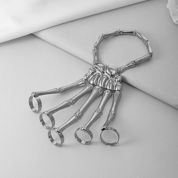 Skull Skeleton Hand Bracelet