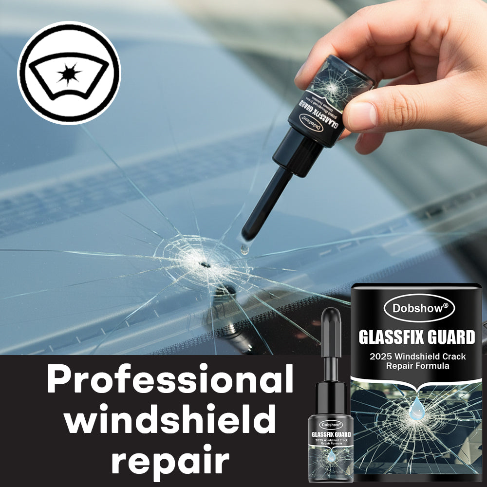 🔥Dobshow® GlassFix Guard: 2025 Windshield Crack Repair Formula
