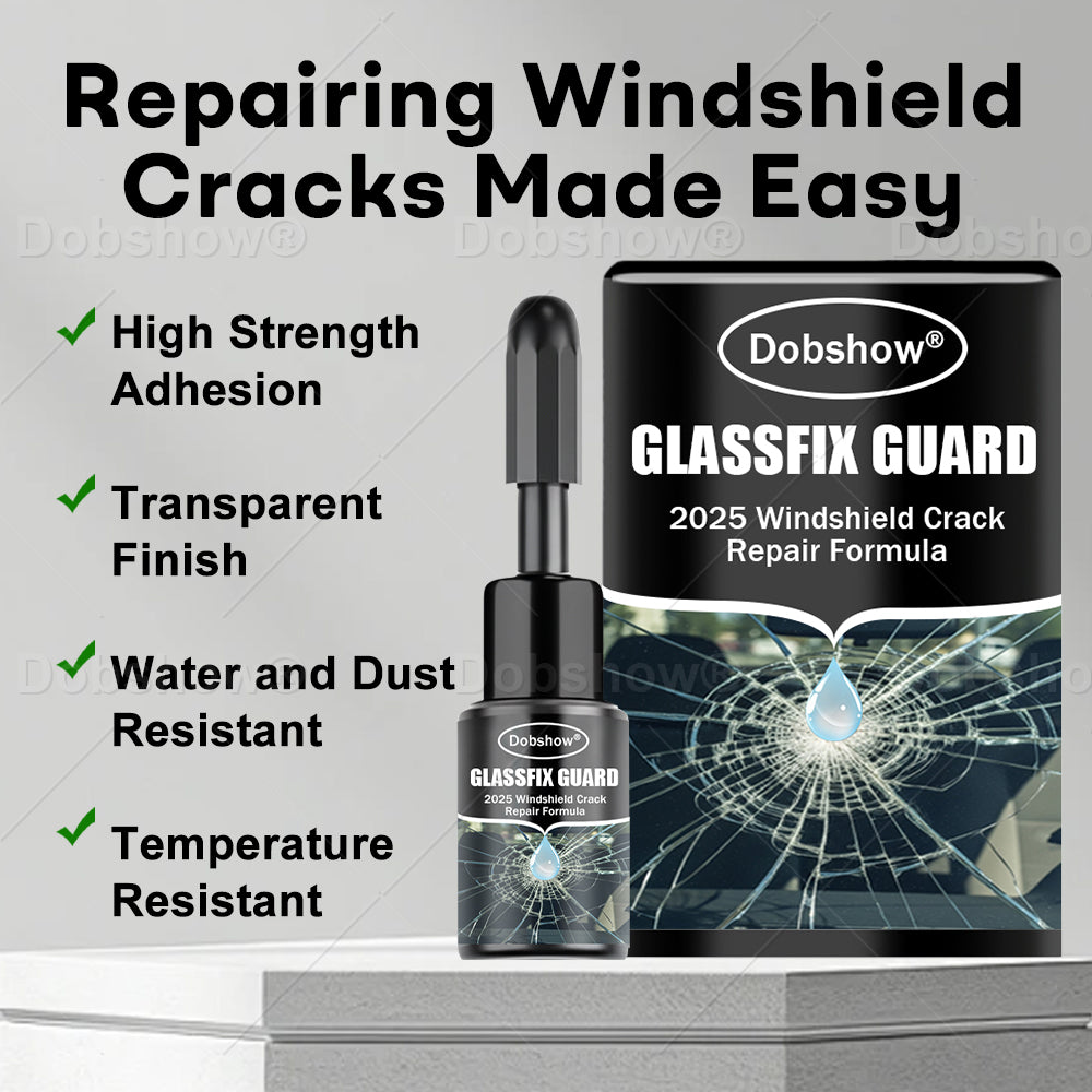 🔥Dobshow® GlassFix Guard: 2025 Windshield Crack Repair Formula