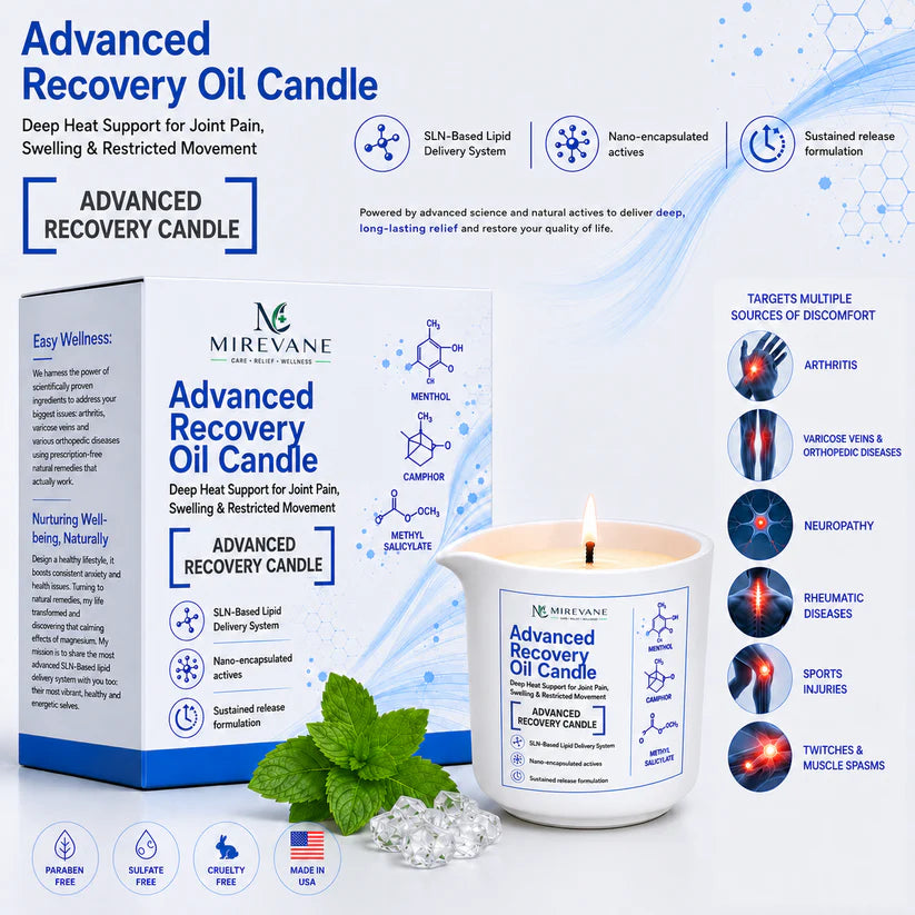 Mirevane®Low-Temp Melting Advanced Recovery Oil Candle Nano-Enhanced SLN Delivery System