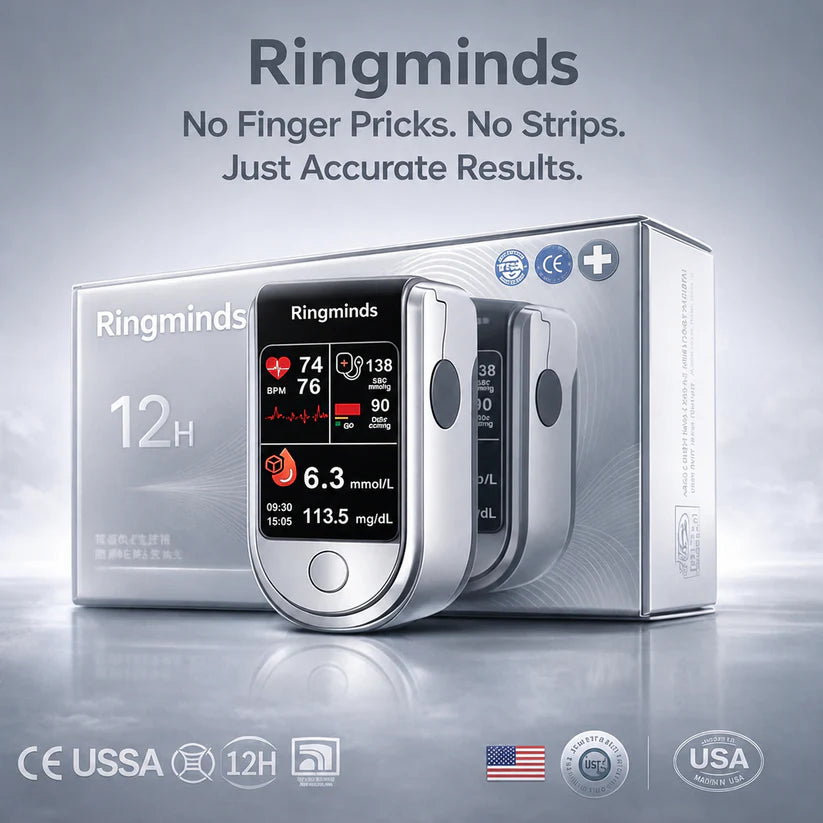 🔥Final 3 Hours : 🏆Ringminds™ Non-invasive multifunctional health monitor