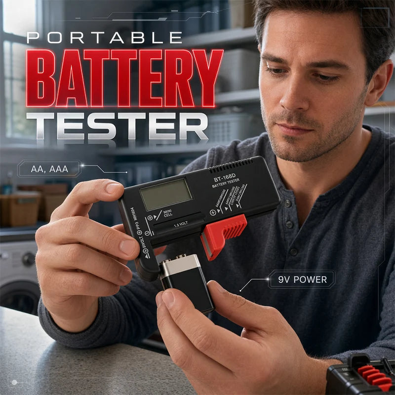 Universal Digital Battery Tester