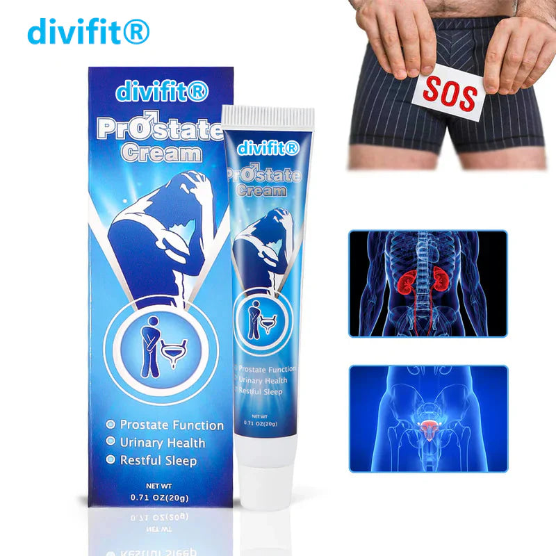 Natural Anti-Prostate Cream - Reduces inflammation, eliminates urinary problems, strengthens and restores confidence in men