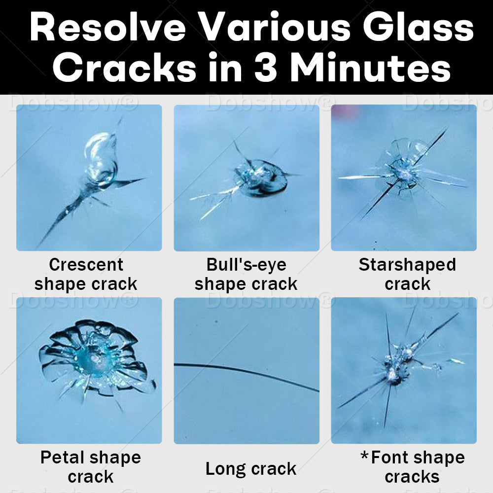 🔥Dobshow® GlassFix Guard: 2025 Windshield Crack Repair Formula