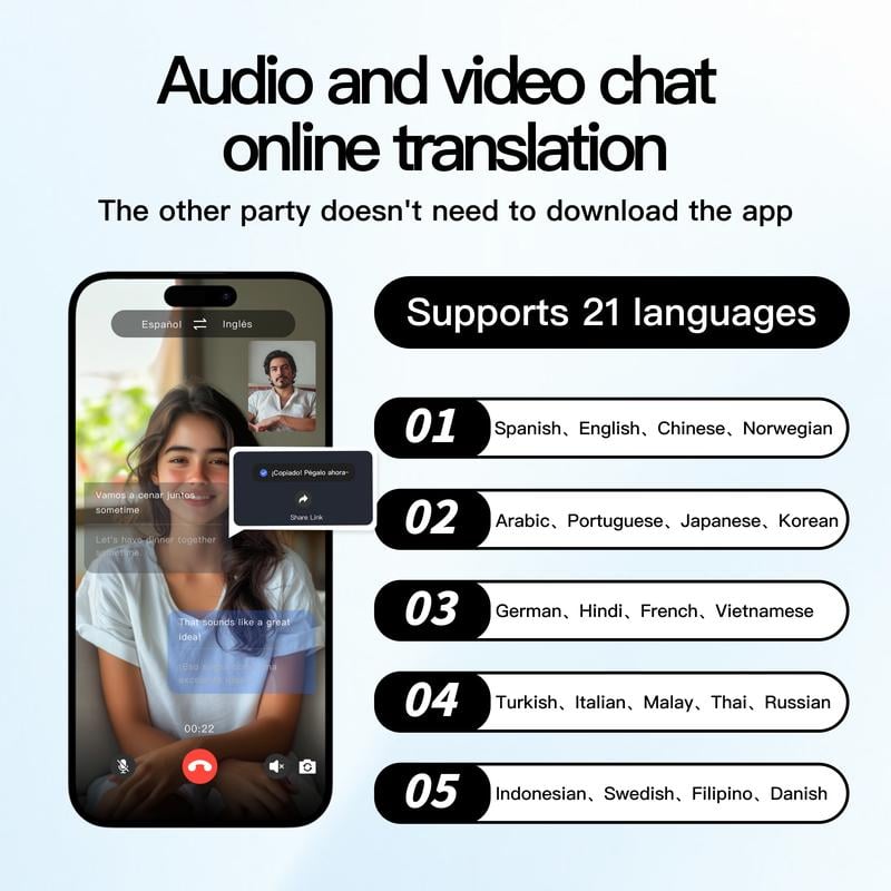 Last Day Promotion 49% OFF🔥-AI Wireless Bluetooth Translation Glasses