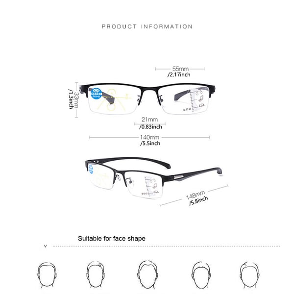🔥MENS FASHION TITANIUM ULTRA-LIGHT SHOCKPROOF IMPACT-RESISTANT READING GLASSES