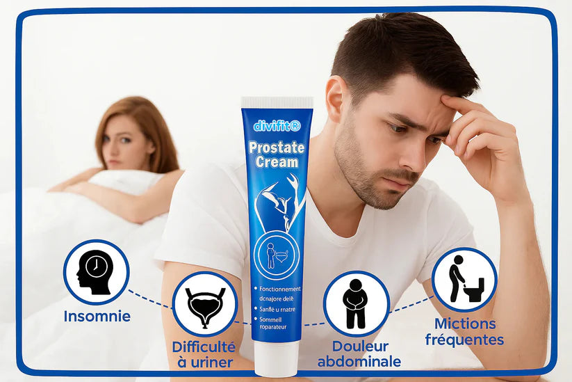 Natural Anti-Prostate Cream - Reduces inflammation, eliminates urinary problems, strengthens and restores confidence in men