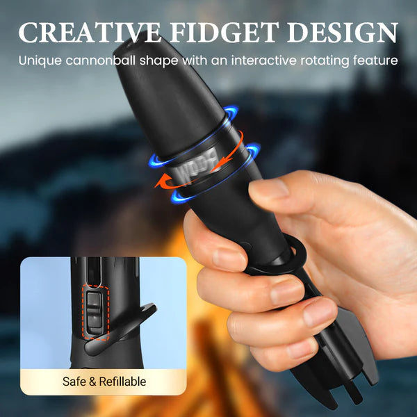 📢📢50% off!!! 🚀 Anti-Stress Rocket Lighter - Windproof Flame and Fun! 🎁
