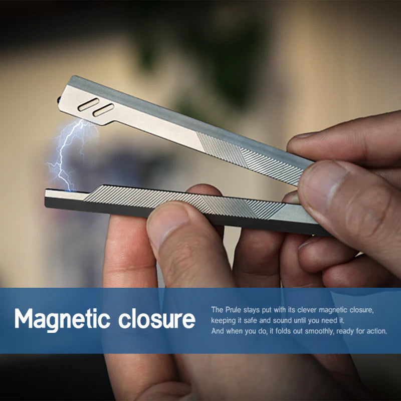 Titanium Multifunctional EDC Foldable Ruler