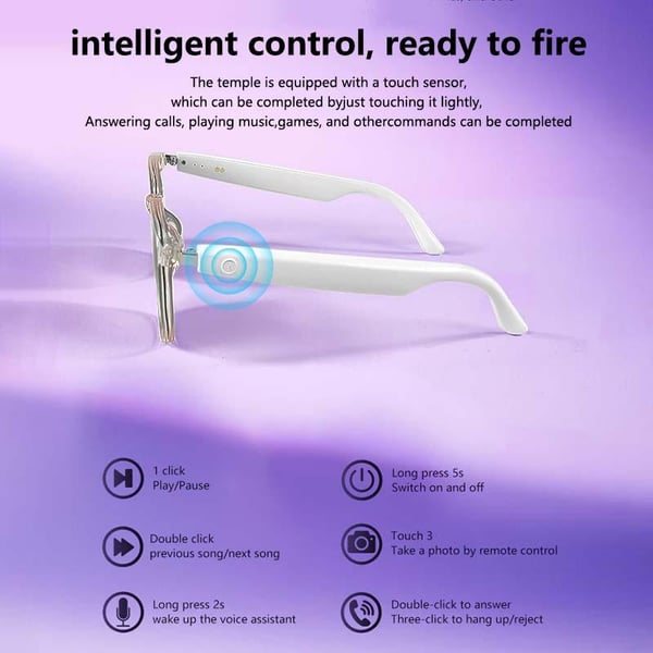🔥Get over 49% off today🔥 -Smart Wireless Headphone anti-blue light-colored glasses
