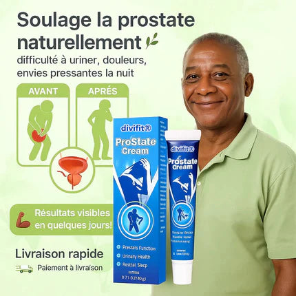 Natural Anti-Prostate Cream - Reduces inflammation, eliminates urinary problems, strengthens and restores confidence in men