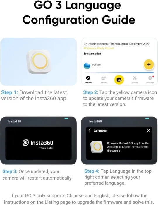 🔥HOT SALE🔥Insta360 GO 3 Camera 64GB
