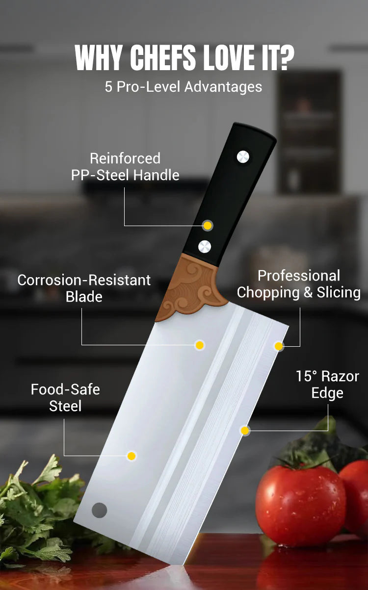 🔪 Forged kitchen knife, sharp and durable! ⚔️