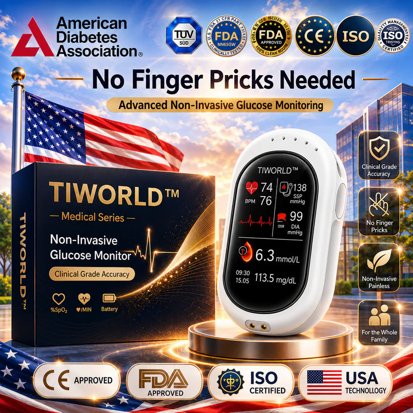 ✨ Next-Gen Smart Health Tech | Needle-Free Blood Sugar Tracker 🔬🩸 No More Finger Pricks