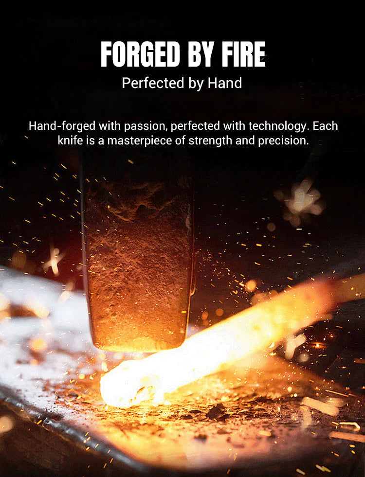 🔪 Forged kitchen knife, sharp and durable! ⚔️