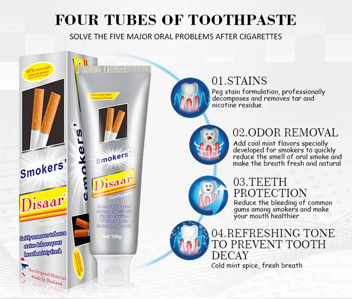 Intensive Stain Removal Whitening Toothpaste【🚚CASH ON DELIVERY + LOCAL STOCK (EXPRESS 3 DAY DELIVERY)】
