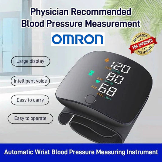 India Stationš„Omron Automatic Wrist Blood Pressure Measuring Instrument
