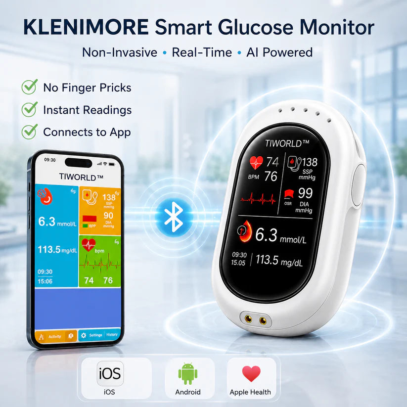✨ Next-Gen Smart Health Tech | Needle-Free Blood Sugar Tracker 🔬🩸 No More Finger Pricks