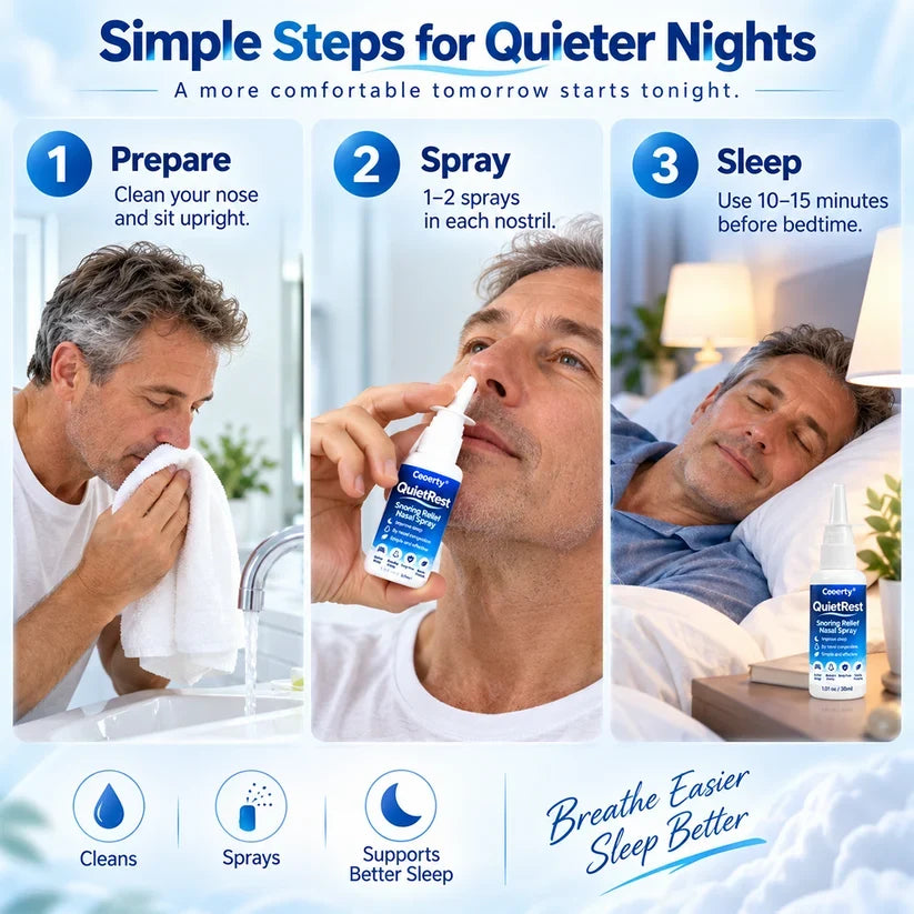 Ceoerty® QuietRest Snoring Relief Nasal Spray