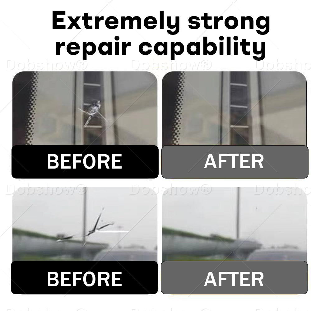 🔥Dobshow® GlassFix Guard: 2025 Windshield Crack Repair Formula