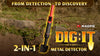 Discover Hidden Treasures with 2-in-1 Metal Detector