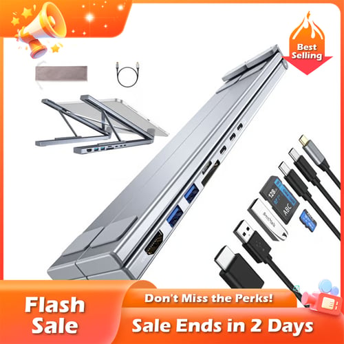 šFlash Saleā” 50K+ SOLD! Almost Gone-š„š» 8-in-1 USB-C Laptop Stand